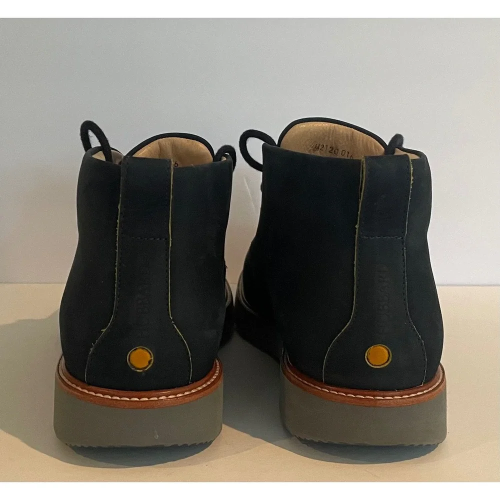 Samuel Hubbard Hubbard Mens Re Boot Navy Nubuck Leather Chukka Boot Vibram 9